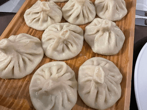 Хинкали с бараниной