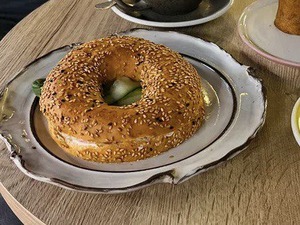 Бейгл с курицей