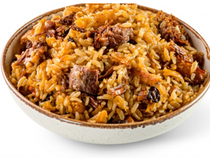 Плов с бараниной и говядиной