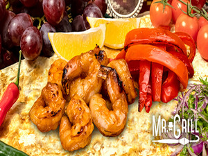 Королевские креветки гриль