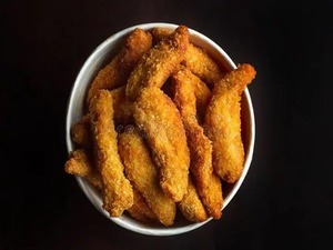 Ведро сочных куриных стрипсов