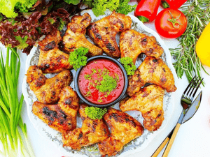 Шашлык из куриного крыла
