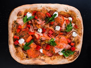 Мини пицца сырная