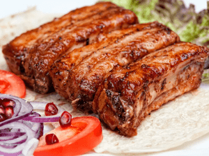 Шашлык из свиных ребр